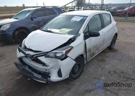 2017 Toyota Yaris L из США, поврежденный, VIN VNKKTUD37HA082530